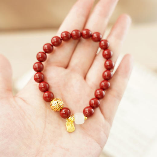 🔥这抹“红”气最是养人！【宫造朱砂圈手串】传承千年东方美学的朱砂手串，😎新年戴红，万事兴，一生顺遂！  商品图8