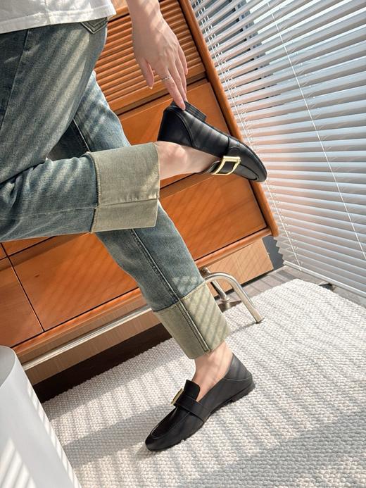 直发 26新配色 莞产Samedelman 经典马衔扣踩跟无声乐福鞋 商品图5