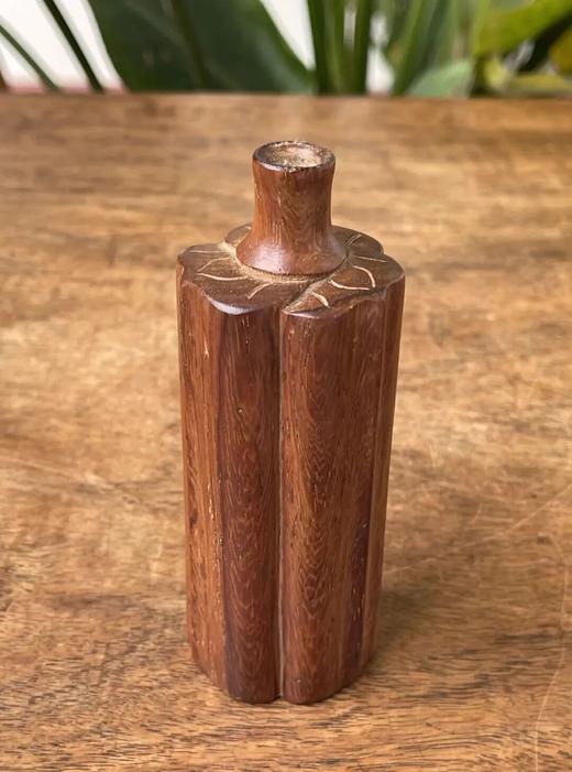 海南黄花梨葵花形筒状花插，顺丰包邮 商品图9