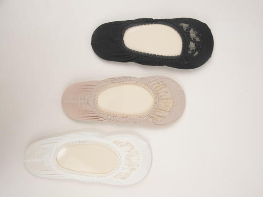 TUTUANNA 夏季女式船袜（蕾丝） 3色/组 商品图2