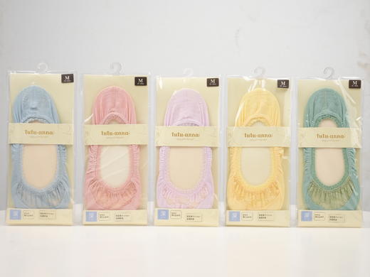 TUTUANNA_夏季女式船袜（蕾丝）5色 商品图1