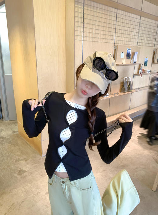 <曾小咸推荐>3.3 现货秒杀 ！微信超特价！假两件镂空t恤 日常149.99 立减80 秒杀69.99！！ 商品图10