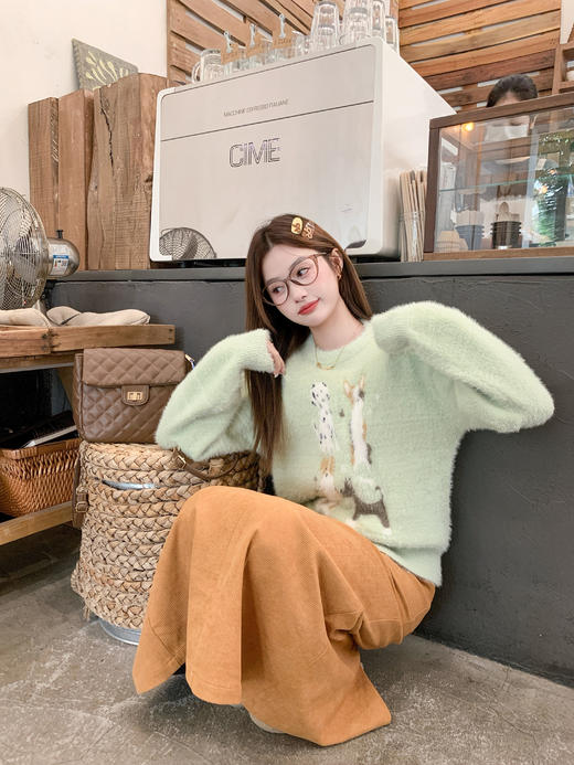 <曾小咸推荐>3.4现货秒杀 ！微信超特价！韩系仿水貂毛毛衣 日常189.99 立减100 秒杀89.99！！ 商品图13