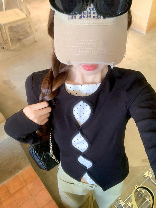 <曾小咸推荐>3.3 现货秒杀 ！微信超特价！假两件镂空t恤 日常149.99 立减80 秒杀69.99！！ 商品图8