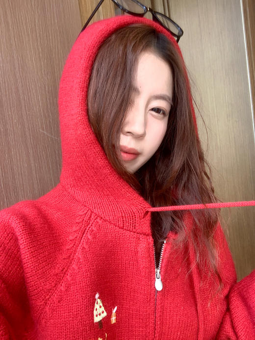 <曾小咸推荐>3.3 现货秒杀 ！微信超特价！连帽拉链毛衣短外套 日常229.99 立减130 秒杀99.99！！ 商品图6