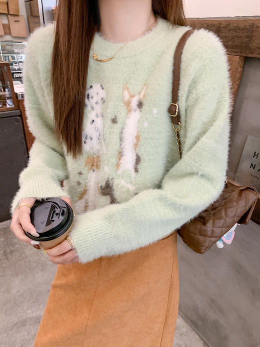 <曾小咸推荐>3.4现货秒杀 ！微信超特价！韩系仿水貂毛毛衣 日常189.99 立减100 秒杀89.99！！ 商品图8