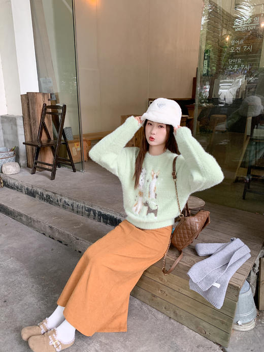 <曾小咸推荐>3.4现货秒杀 ！微信超特价！韩系仿水貂毛毛衣 日常189.99 立减100 秒杀89.99！！ 商品图5