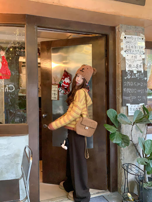 <曾小咸推荐>3.3 现货秒杀 ！微信超特价！韩系条纹毛衣 日常229.99 立减130 秒杀99.99！！休闲裤（加绒）  秒杀89.99！！ 商品图7