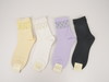 TUTUANNA_棉质蕾丝中短袜_4色/组 商品缩略图1