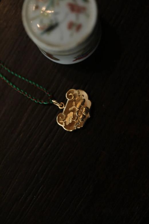 柿柿如意小金锁 商品图6