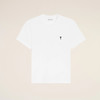 AMI PARIS 男士心形徽标刺绣棉质圆领短袖T恤 白色 HTS346 724 100 商品缩略图0
