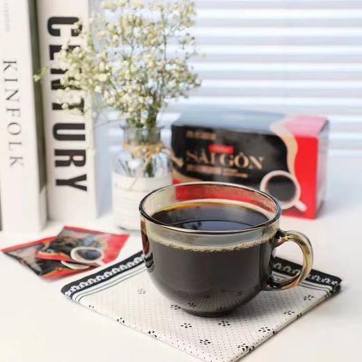 g【单杯7毛钱！赠送咖啡杯】越南进口西贡纯黑咖啡60g（30杯）*4盒 +炭烧咖啡180g  10条*2盒，两种口味，到手140杯，单杯折算0.7元，送精美咖啡杯！足不出户就能喝到地道西贡风味~ 商品图6