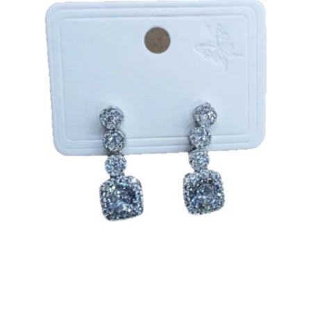 【许我耀眼赵露思同款】银针锆石珍珠耳环轻奢高级感耳钉时尚百搭耳饰 商品图4