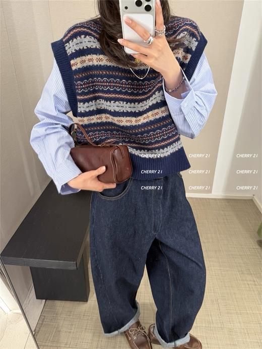 26早春Sea N*w Yo*k费尔岛假两件针织衫 商品图11