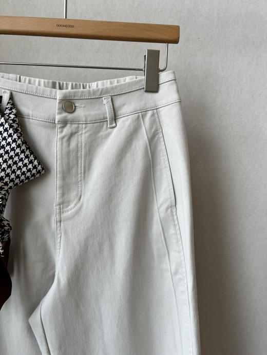 【经典必入】噢蜜ooomeooo时髦白色牛仔裤 商品图9