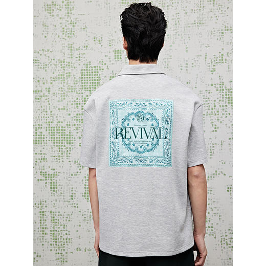 GXG男装 植绒绣花休闲男士polo衫25夏热卖G25X242012 商品图4