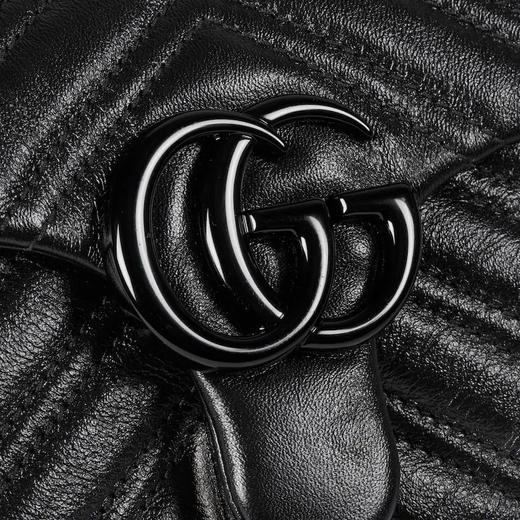 GUCCI 古驰 女士 GG Marmont系列 迷你单肩背包 黑色 856368 AAFS1 1000 商品图4