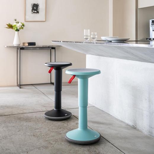 interstuhl德国进口Up圆凳北欧吧台升降旋转非不倒摇凳成人儿童凳 商品图5