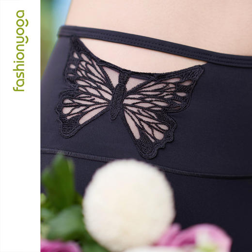 凡圣瑜伽曼妙蝴蝶微喇八分裤 FC16783 商品图3