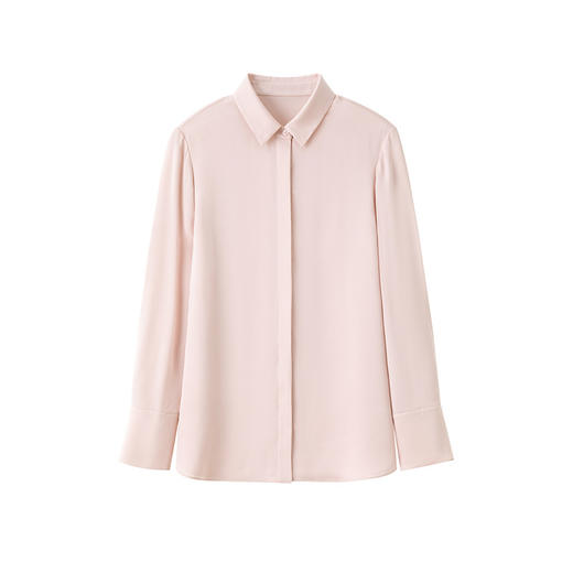 QS高档桑蚕丝衬衫26春弹力双乔通勤百搭衬衣垂坠上衣舒适2783 商品图4