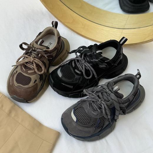 XGXC小怪兽厚底增高真皮老爹鞋XG3208 商品图1