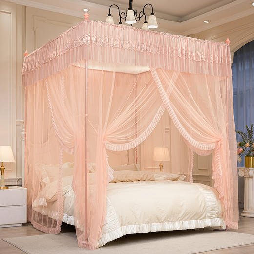 【品牌直发】加倍生活 花边宫廷落地蚊帐 4色可选yc0318017 商品图2