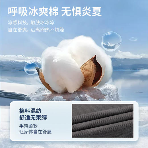 【凉感&抗起球】圣得西短袖男款polo衫2026新款春季高级感商务T恤 商品图5