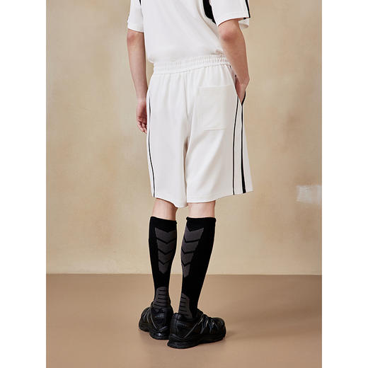 GXG男装 拼接针织休闲短裤通勤简约运动裤25年夏季热卖G25X222041 商品图3