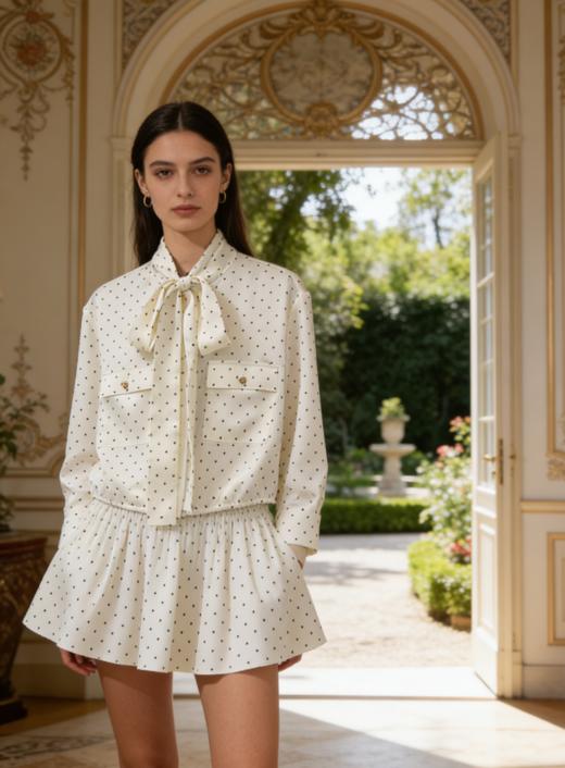 G2000女装SS26商场新款玻点休闲衬衫61241611 商品图0