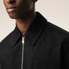 AMI PARIS 男士心形徽标刺绣棉质斜纹布拉链外套 黑色 HJK884 CO0132 001 商品缩略图3