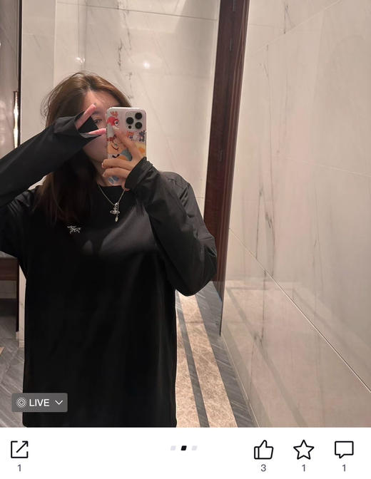 鸟 轻量化𝐌𝐨𝐭𝐮𝐬 𝐜𝐫𝐞𝐰速干打底衫长袖T恤030201 商品图10