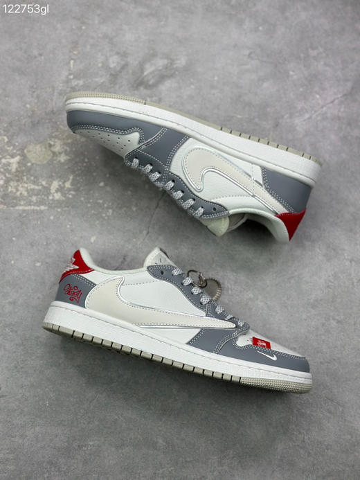 春季特惠💰360 Travis Scott x Fragment Design x Air Jordan 1 Low OG SP AJ1 乔1联名倒钩低帮 商品图4