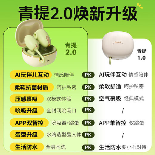 【女用器具】谜姬 青提月光2.0吮吸跳蛋 商品图6