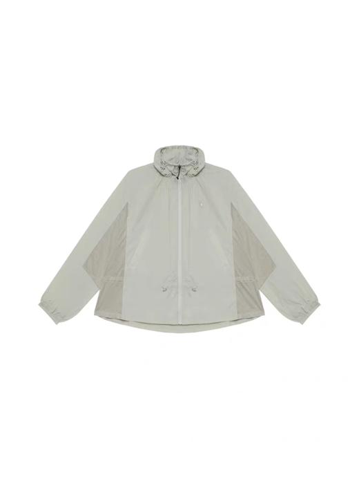 半圆/C65210030/防晒休闲网眼拼接抽绳立领外套 商品图4