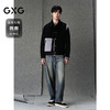 GXG男装 经典羊毛撞色格纹拼接短大衣夹克外套 25年冬季热卖 商品缩略图1