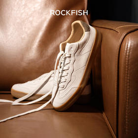 Rockfish901复古德训休闲鞋2025新款复古经典反绒皮面运动鞋板鞋