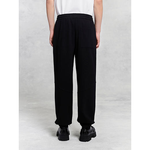 GXG男装 黑色束脚长裤通勤男士休闲裤宽松运动卫裤 25年夏季热卖 商品图4