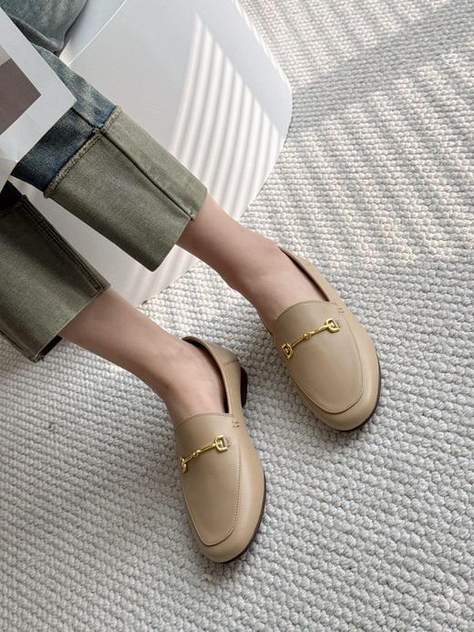 二店y 26新配色 莞产Samedelman 经典马衔扣踩跟无声乐福鞋 商品图8