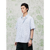 GXG男装 条纹衬衫休闲通勤短袖衬衣25夏热卖G25X232013 商品缩略图3
