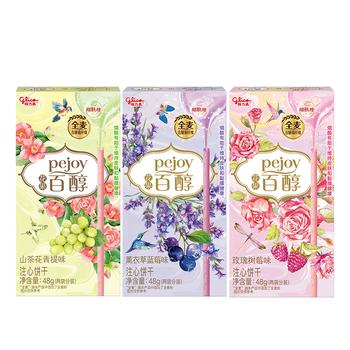 格力高(glico)花果百醇系列 组合装48g*3盒 饼干休闲零食礼物 /休闲食品 /饼干 /夹心饼干 商品图4