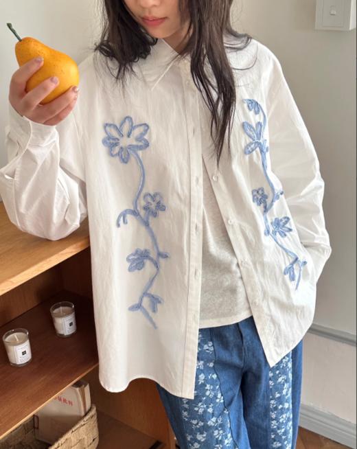 nothe Case布然/NC261812/「轻落藤蔓」双色长袖百搭上衣外套 商品图1