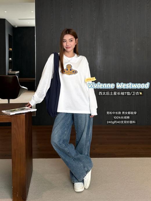 VivienneWestwoo*d  西太后土星长袖T恤/卫衣 商品图2