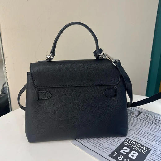 LV lockme ever 中号 黑色 牛皮 银扣 手提 斜款包 商品图1