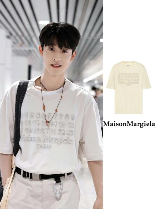 MM6缝线刺绣短袖T恤 商品图6