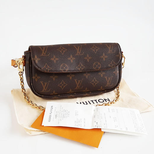 【95新】LV路易威登M81911棕色老花Ivy腋下包链条包单肩包女士230226NJS22 商品图1
