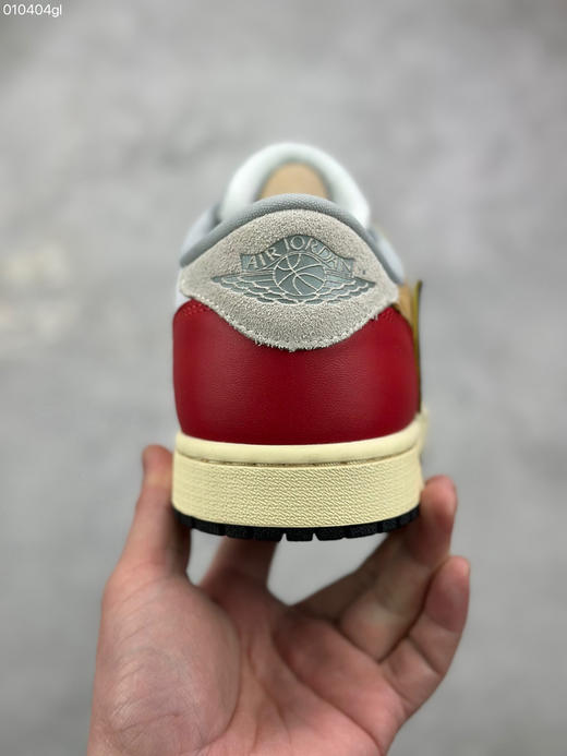 春季特惠💰430 倒勾限定 Travis Scott x Air Jordan 1 Reverse Mocha AJ1乔1 TS UN 联名倒钩 低帮文化篮球鞋 商品图7