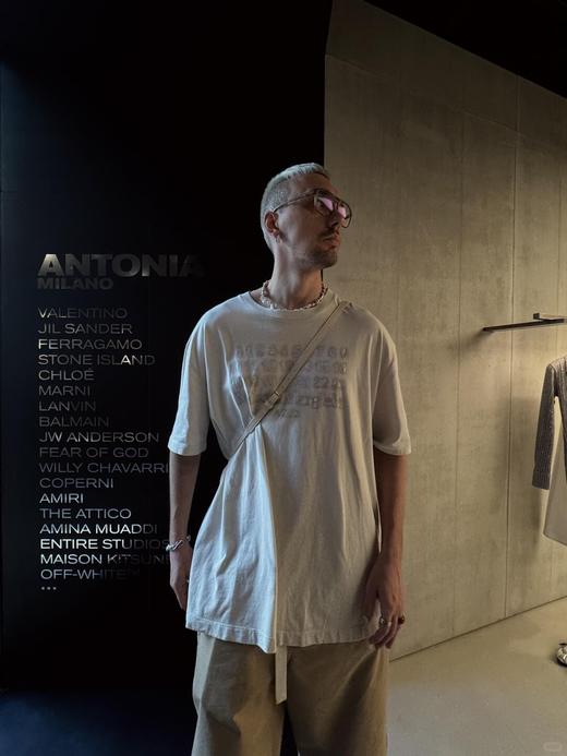 MM6缝线刺绣短袖T恤 商品图8