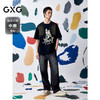 GXG男装圆领T恤大图案印花短袖针织25夏季热卖G25X442046 商品缩略图1