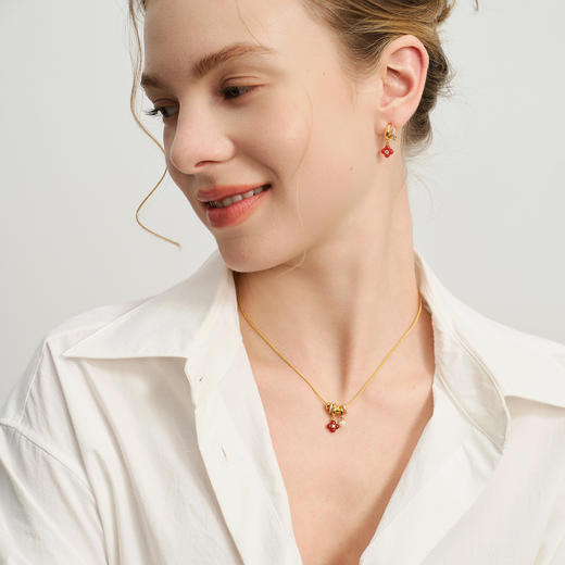 ARSIS丨 幸运符号系列 鸿运四叶草项链 商品图6