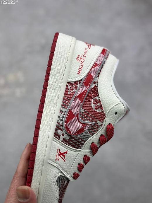 春季特惠💰320 Air Jordan 1 Low AJ1 WH LV 乔1 复古文化休闲运动篮球鞋 商品图5